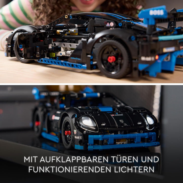 LEGO Technic Porsche GT4 e-Performance Rennwagen, Ferngesteuerter Flitzer, interaktives Modellauto,