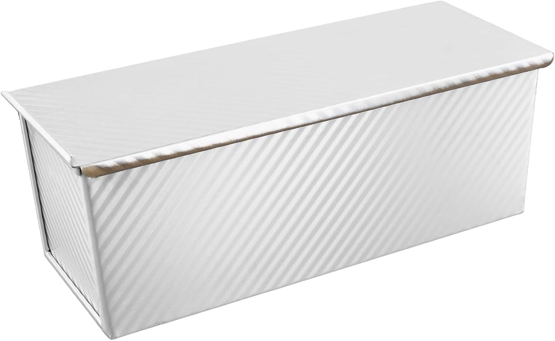 NAMYEUT 1000g Toastbrot Backform mit Deckel, Aluminium Brotbackformen mit Deckel, Antihaft Toastbrot