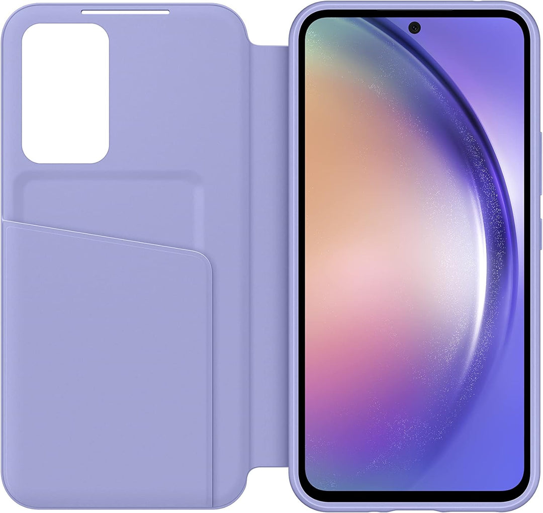 Samsung Smart View Wallet Case EF-ZA546 für das Galaxy A54 5G, Handyhülle, Schützhülle in Blueberry,