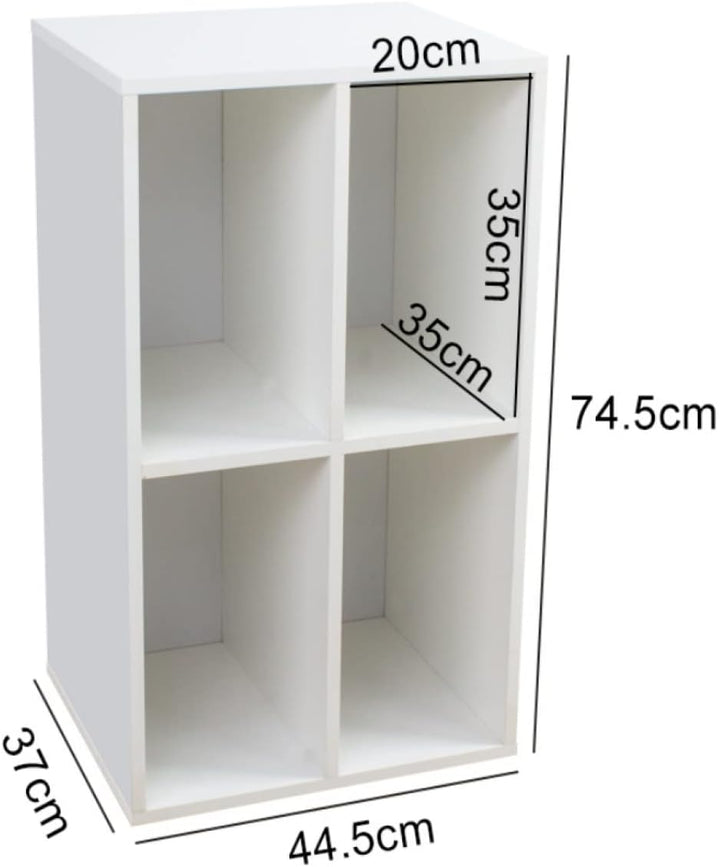 Schallplattenschrank - Aufbewahrung von Schallplatten - Plattenspielermöbel - weiss
