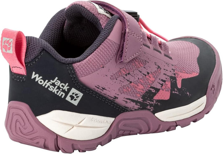Jack Wolfskin Unisex Kinder Vili Action Low K Walking-Schuh 38 EU Ash Mauve, 38 EU Ash Mauve