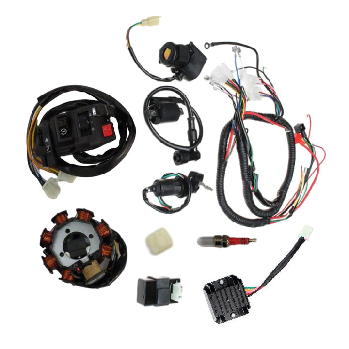 Riloer Kompletter elektrischer Kabelbaumsatz für ATV Quad 150/200/250 DC, Kabelbaum, Webstuhlkabel C