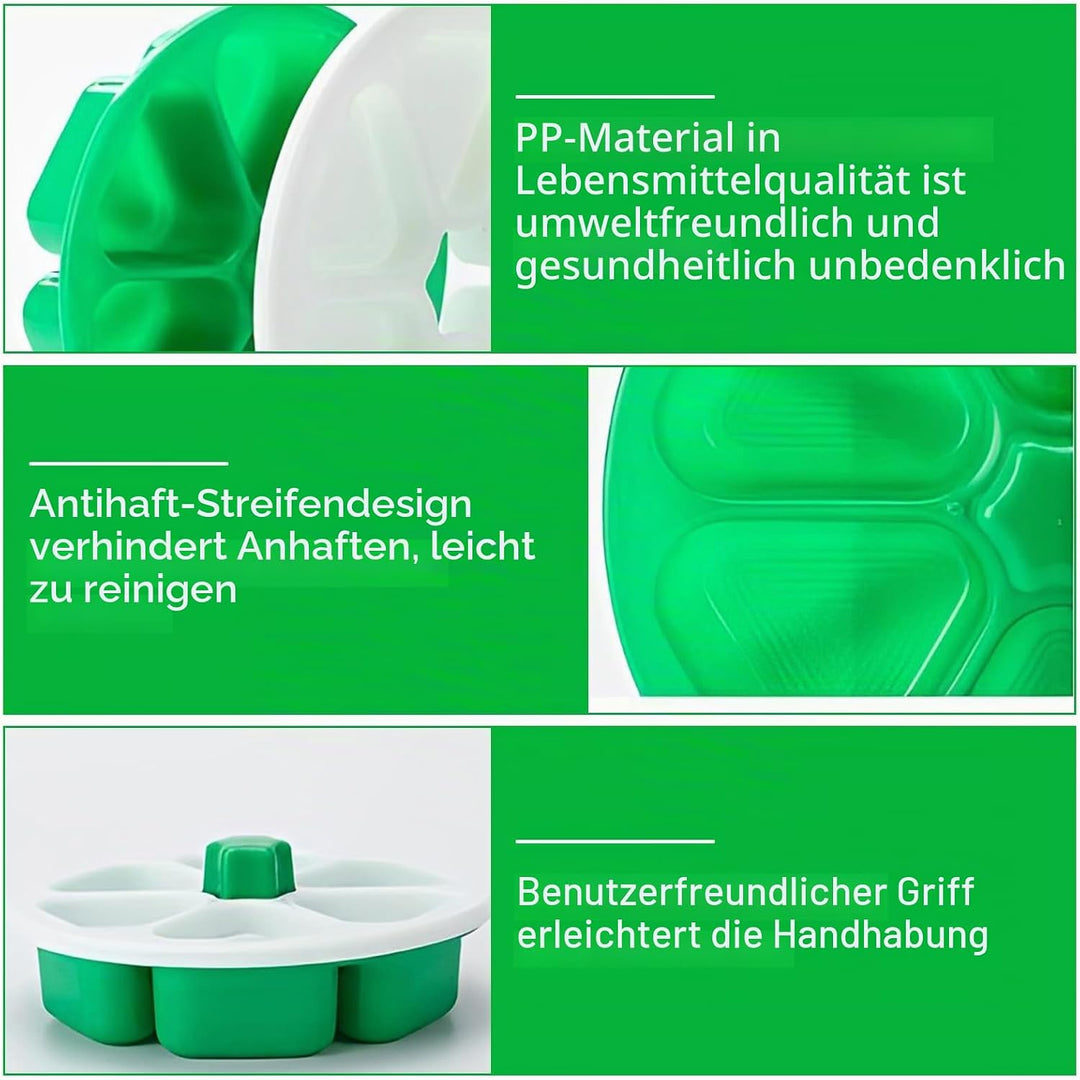 Nizirioo Dreieckig Sushi Set Onigiri Maker Antihaft Onigiri Form Sushi Werkzeuge mit Ölpinsel, 6 in