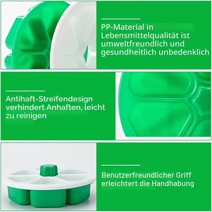 Nizirioo Dreieckig Sushi Set Onigiri Maker Antihaft Onigiri Form Sushi Werkzeuge mit Ölpinsel, 6 in