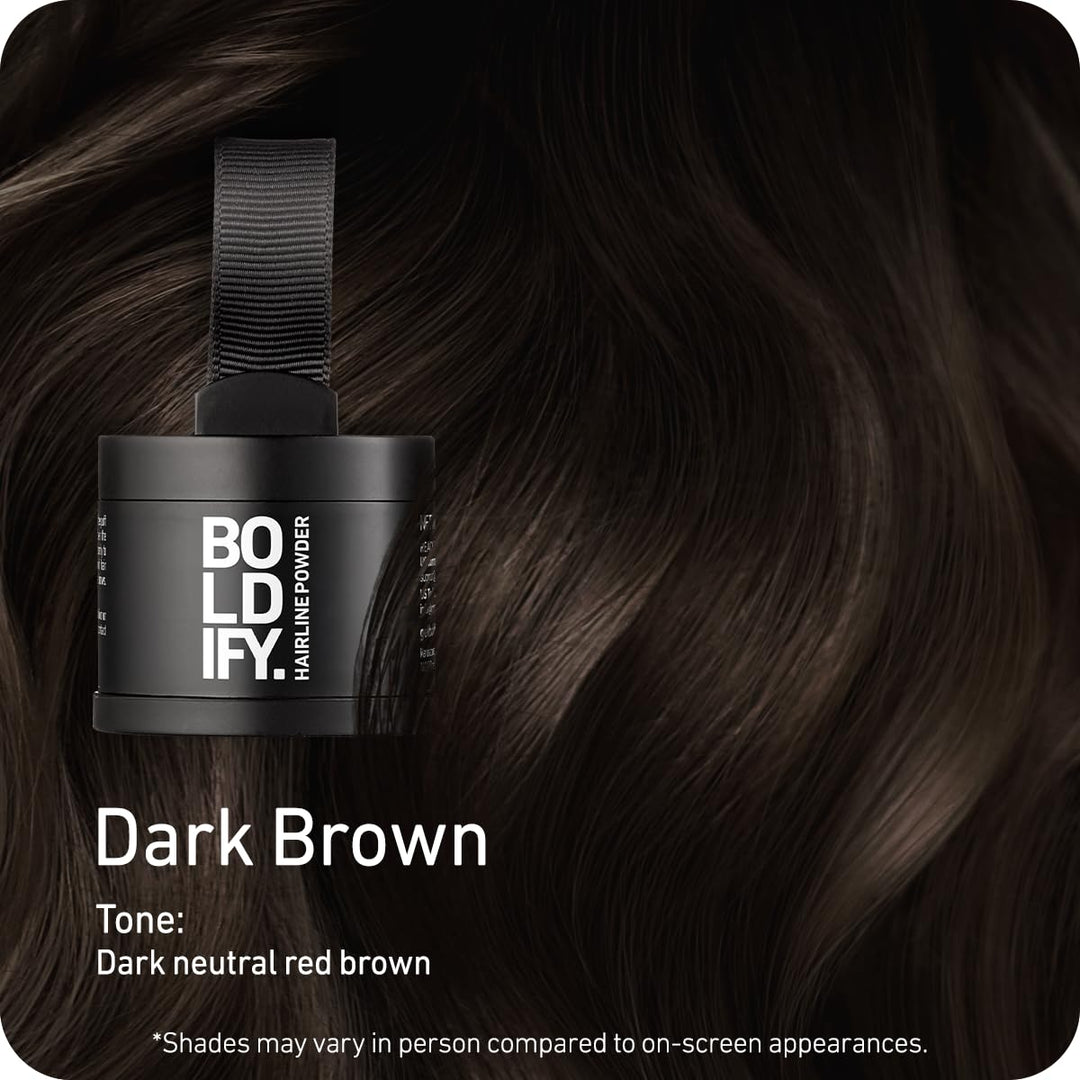BOLDIFY Ansatzpuder 4g - Haar Concealer zur Haarverdichtung für Frauen und Männer, Grauabdeckung für
