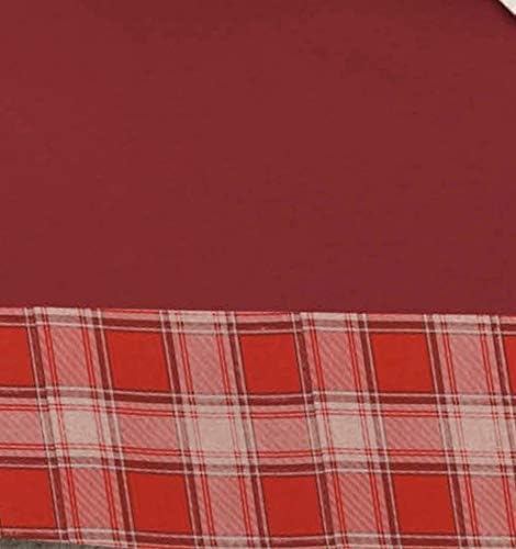 HomeLife Sofabezug Rot & Couch Überzug | weicher Sessel & Sofa Überzug & Sofaüberwurf Decke kariert