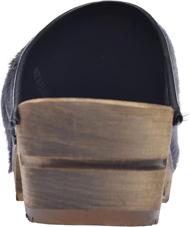 Sanita Casper offener Clog | Original handgemacht | Leder-Holzclogs für Männer | Nachhaltige Sohle 4