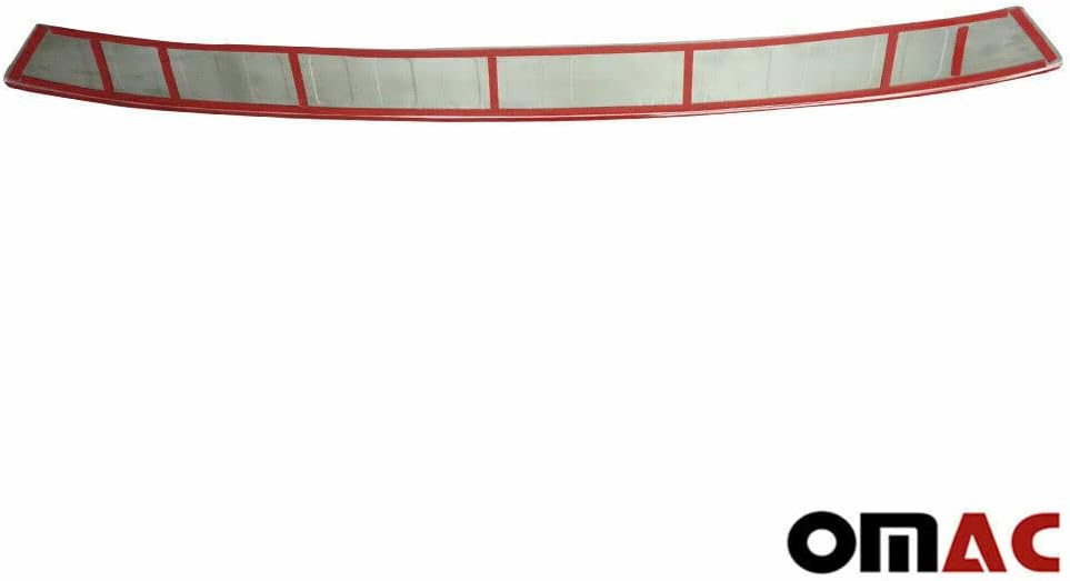 OMAC Ladekantenschutz Stossstangenschutz kompatibel mit Toyota Proace 2016-24 L3 Edelstahl Chrom