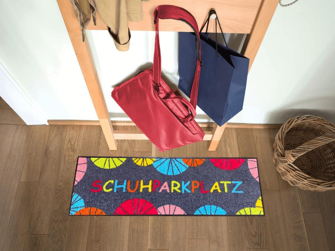 Salonloewe Schuhparkplatz Umbrella Fussmatte 30 x 100 cm Minimatte Eingangs-Matte Fussabtreter bunt