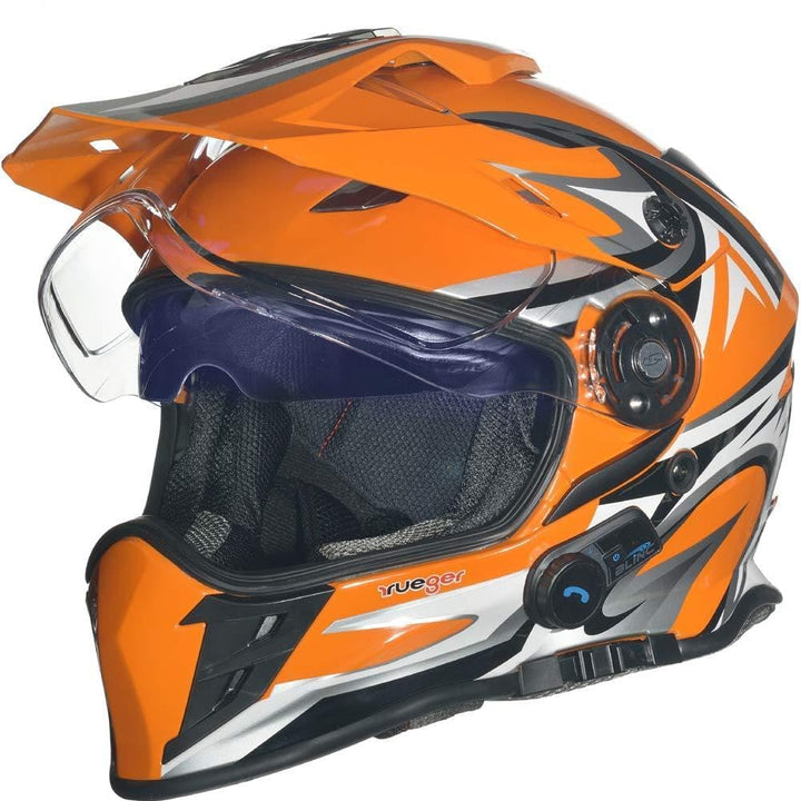 Bluetooth Klapphelm Motorradhelm Conzept Jethelm Crosshem Integralhelm Sonnenvisier Helm rueger Oran