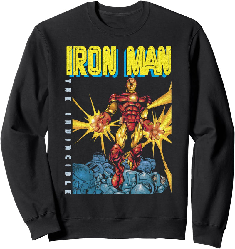 Marvel Avengers Iron Man The Invincible Dark Portrait Sweatshirt