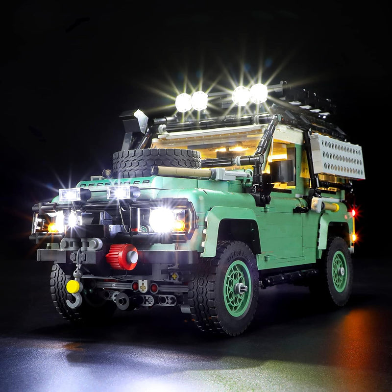 BRIKSMAX 10317 Led Licht für Lego Klassischer Land Rover Defender 90 - Compatible with Lego Icons Ba