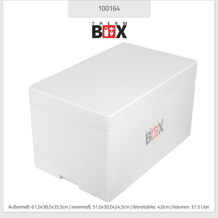 THERM BOX Styroporbox 37L bis 83L Verschiedene Grössen Isolierbox Thermobox Kühlbox Warmhaltebox Wie