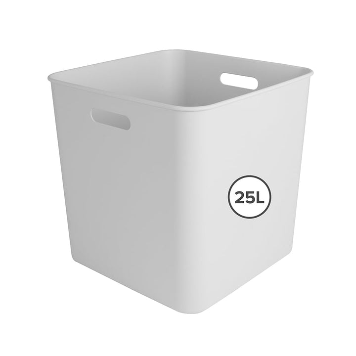 Sunware Sigma Home Aufbewahrungsboxen Klein 25L - 31,8x31,8x31,1cm - Kunststoff Aufbewahrungsbox Ohn