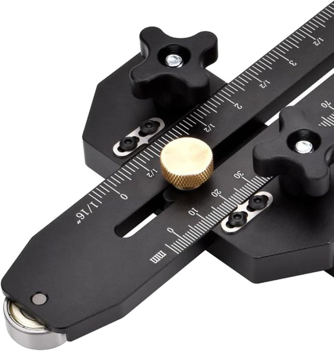 Aluminium Legierung Dünne Rip Jig Tisch Sah Zaun Führung Tisch Säge Zubehör mit Roller Limiter