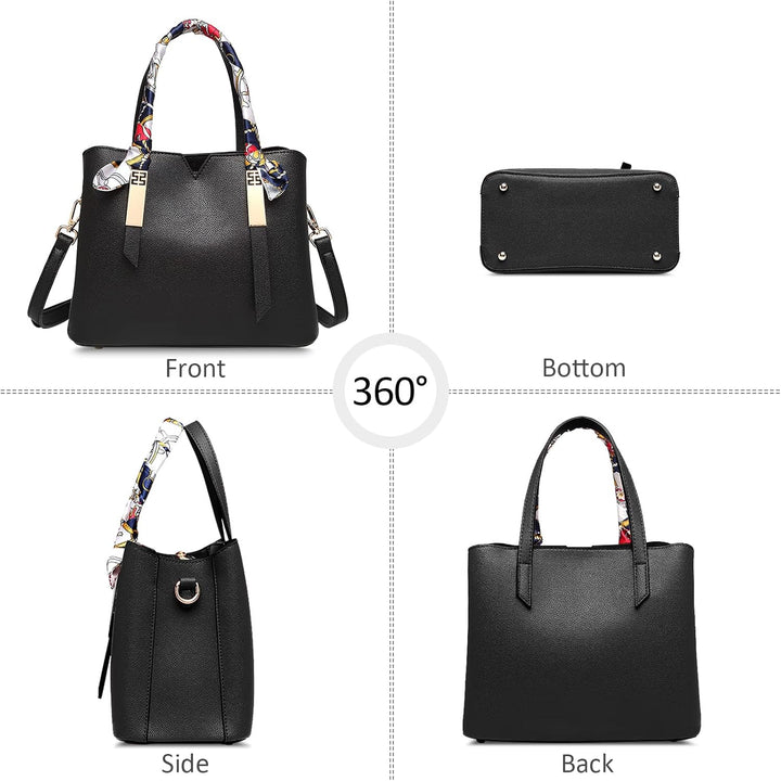 DORRISO Elegante Damen Handtasche Mode Schultertasche Reise Leicht Umhängetasche Casual Damen Handta
