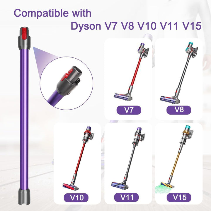 Verlängerungsrohr für Dyson V11 V15 V10 V8 V7 Stabstaubsauger, Ersatz Teleskoprohr Schnellspanner Ve