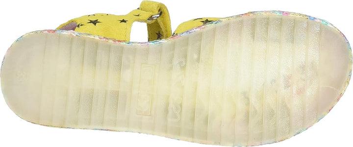Richter Kinderschuhe Mädchen Halbschuhe Klett Sandale Rosa Freizeit 29 EU Sohle Silver, 29 EU Sohle