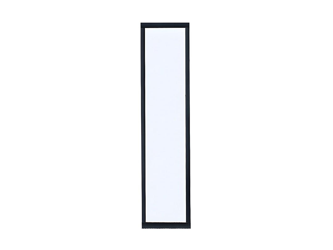 Vente-unique - Atelier-Glaswand - 30 x 130 cm - thermolackiertes Aluminium - Schwarz - Bayview