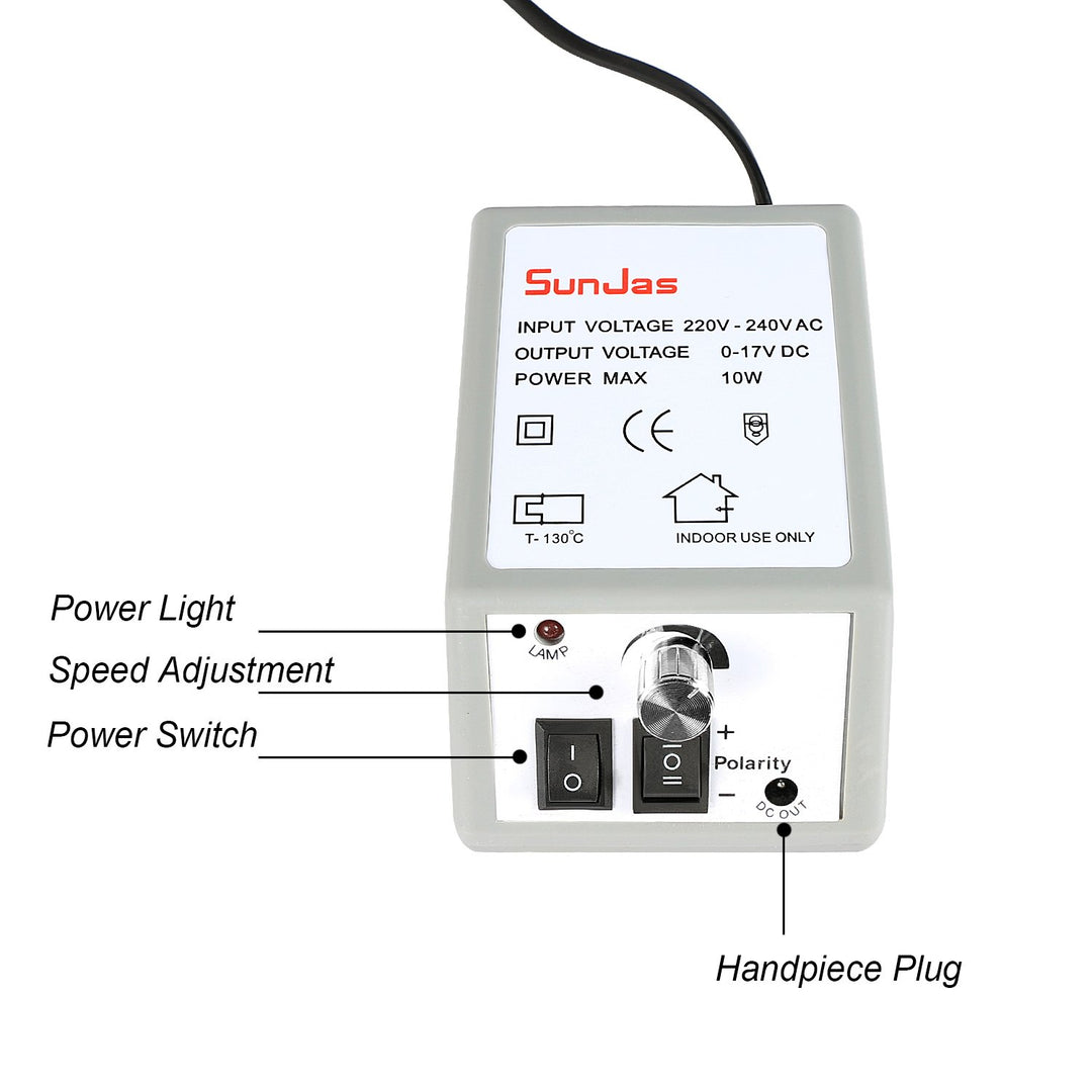 Elektrisch Nagelfräser und Nagelfeile Set 20000 u/min Maniküre & Pediküre für Nagelstudio und Persön