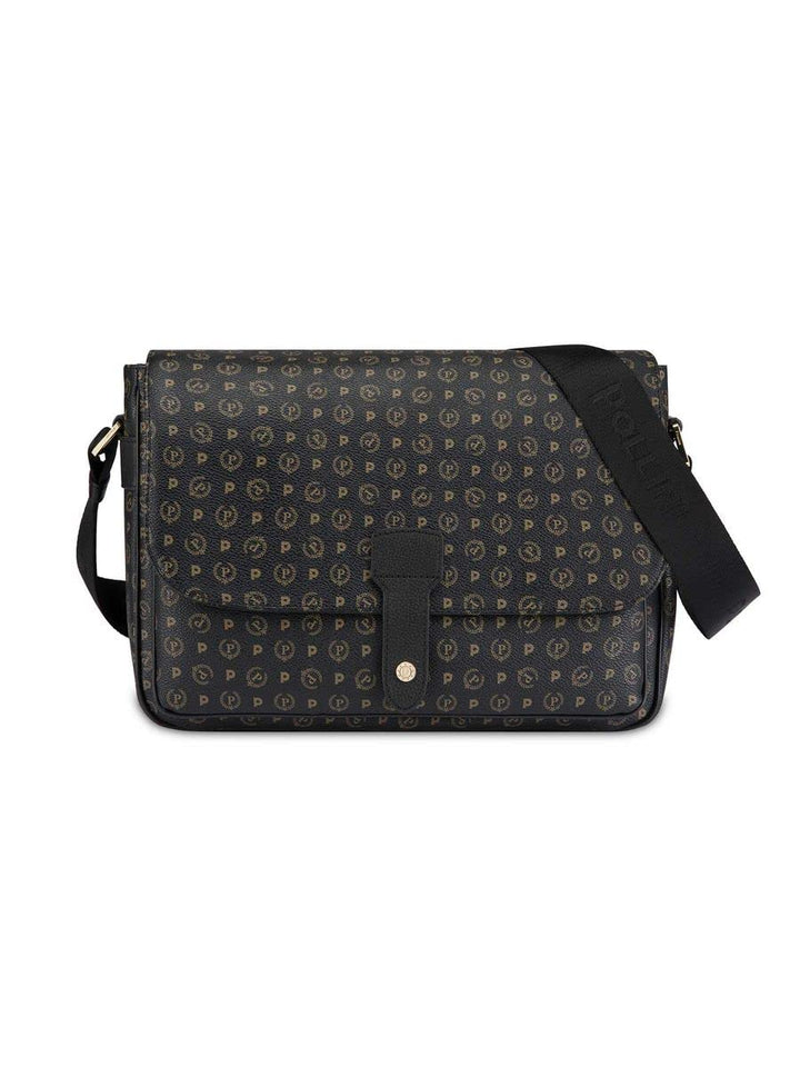 Pollini Heritage Classic Tasche mit Klappe Nero, Nero
