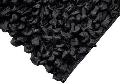 Lashuma Badteppiche für Fussbodenheizung Farbe: Schwarz kleine Badmatte Grösse: 50x70 cm 50x70 cm Sc