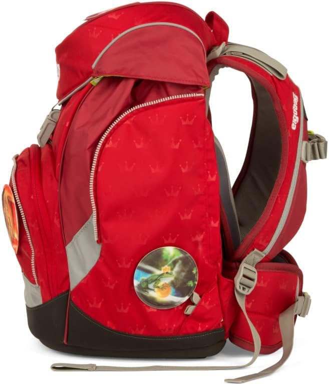 Ergobag Pack Küss Den Bär Schulrucksack Set 6tlg, Rot