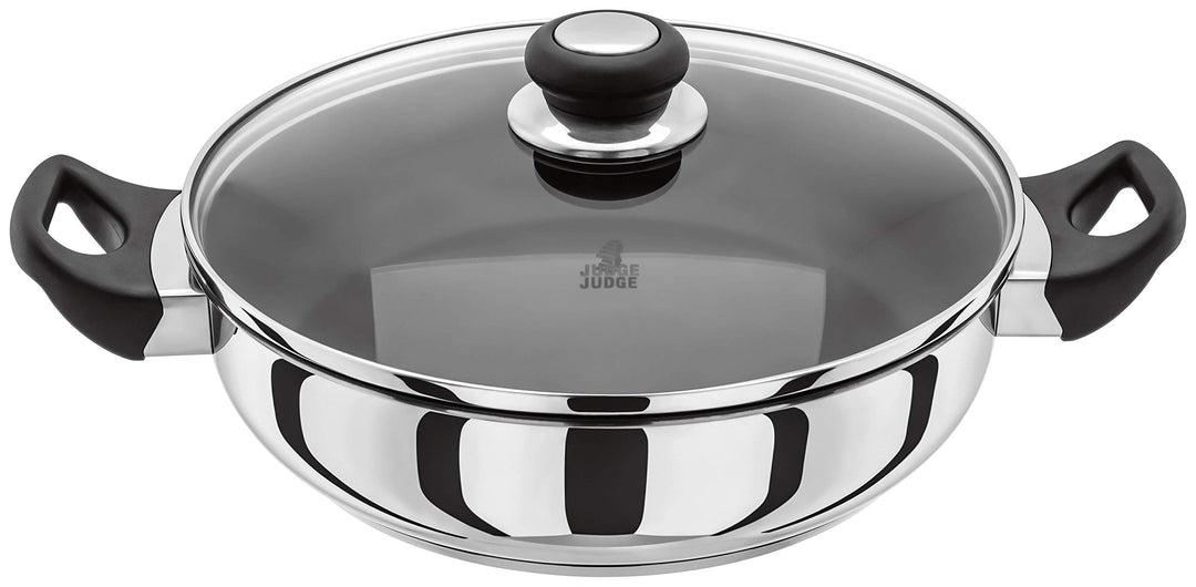 Judge J232A Vista Antihaft-Sauteuse Pfanne, Edelstahl, 28 cm 28 cm Sauteuse Pfanne, 28 cm Sauteuse P