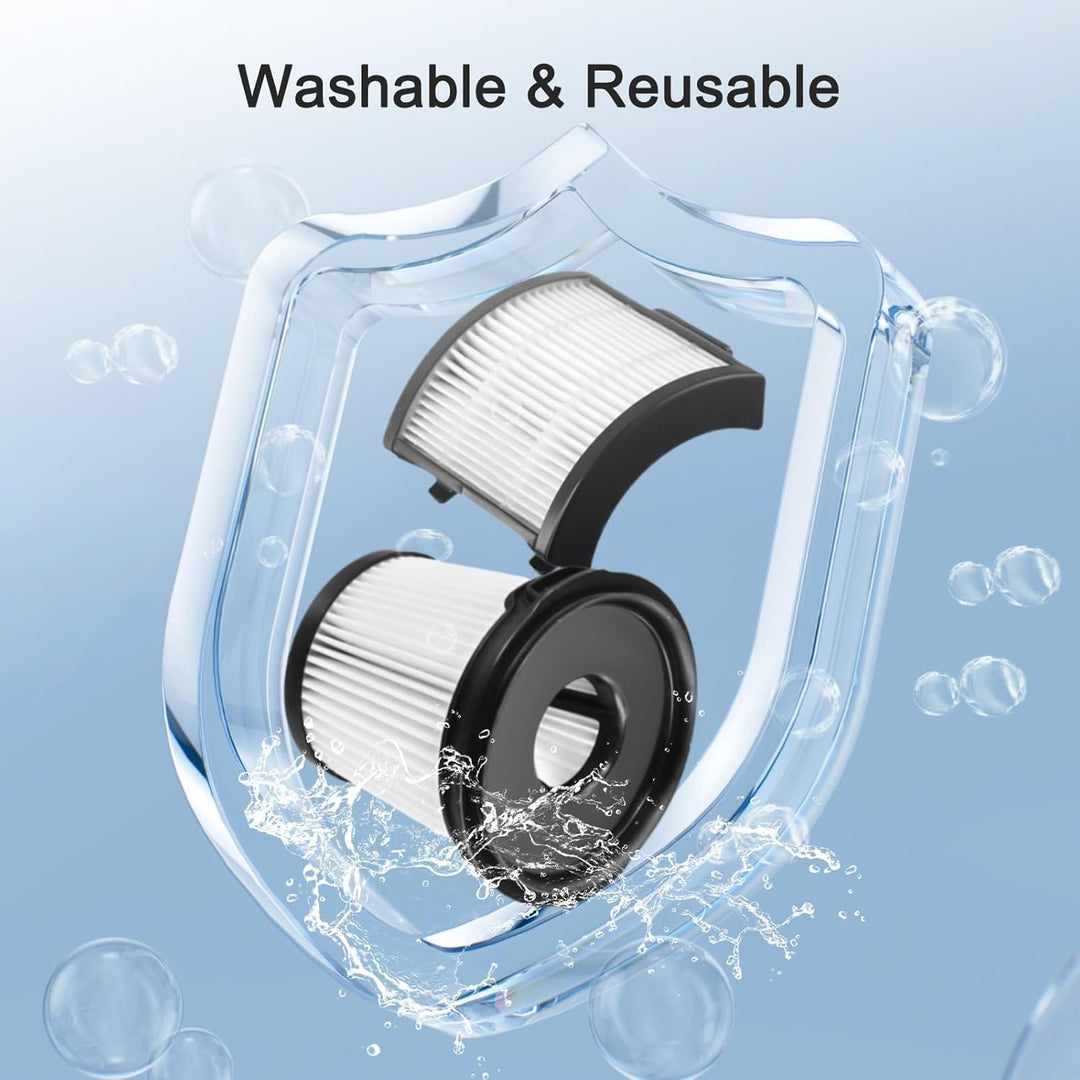Ersatzfilter Set mit 3 Stück für Shark Detect Pro schnurlosen Staubsauger IW3511, IW3120, IW1111, IW
