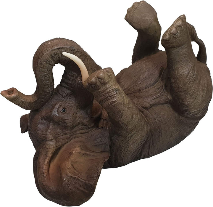 Flaschenhalter Weinflaschenhalter durstiger Elefant Figur Skulptur lustige Deko Glückelefant
