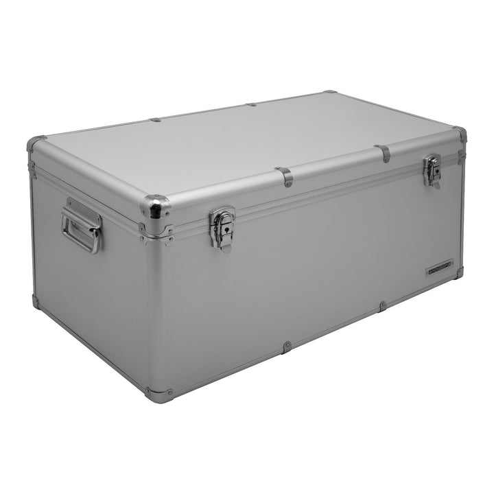 Aluminium-Rahmenkoffer Transport-Box, Koffer in Silber mit 82 Liter Volumen 082 Liter Silber, 082 Li