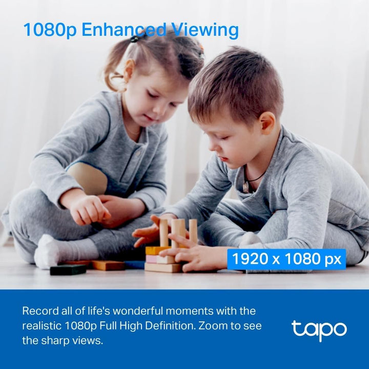 Tapo C200C 360°-WLAN-Überwachungskamera für den Innenbereich, 1080P, Nachtsicht, Bewegungserkennung,