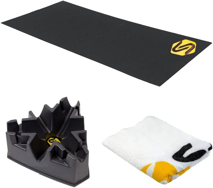 Saris Cycling Unisex – Erwachsene Saris Zubehör-Set, Schwarz, Einheitsgrösse