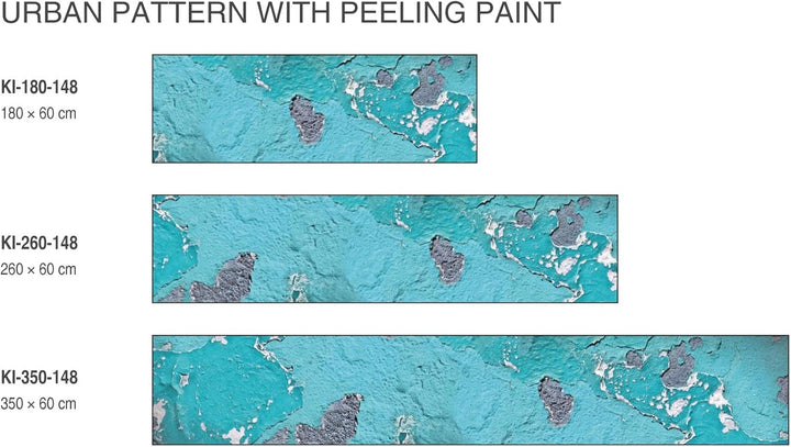 Dimex Küchenrückwand Folie Selbstklebend ABBLÄTTERNDE Farbe 180 x 60 cm | Klebefolie - Dekofolie - S