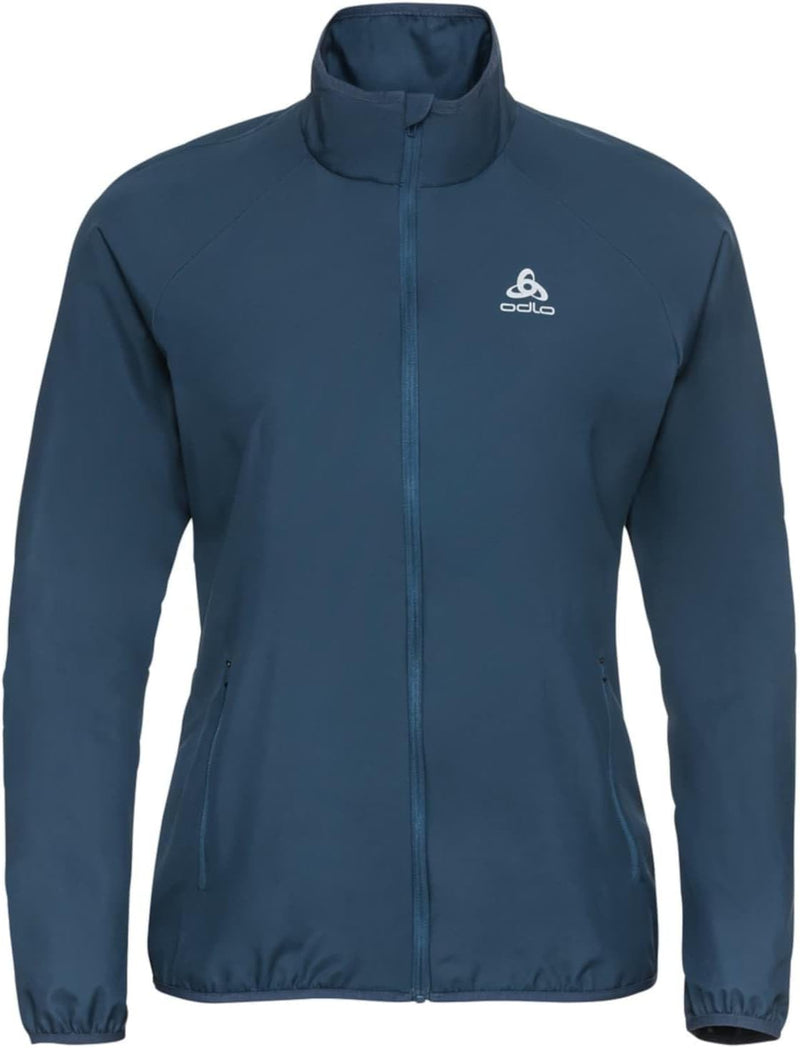 Odlo Damen Essential Light_313861 Laufjacke (1er Pack) S blue wing teal, S blue wing teal