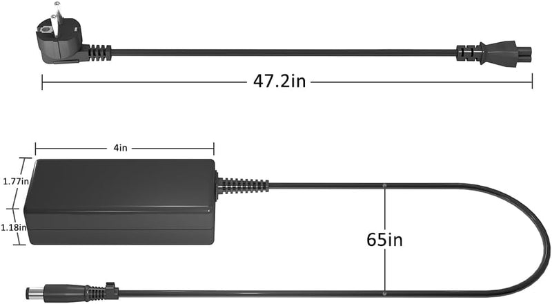 QYD 45W 65W Ersatz Netzteil Notebook Ladegerät für HP N17908 V85 613153-001 6715B 6735B 6735S Eliteb