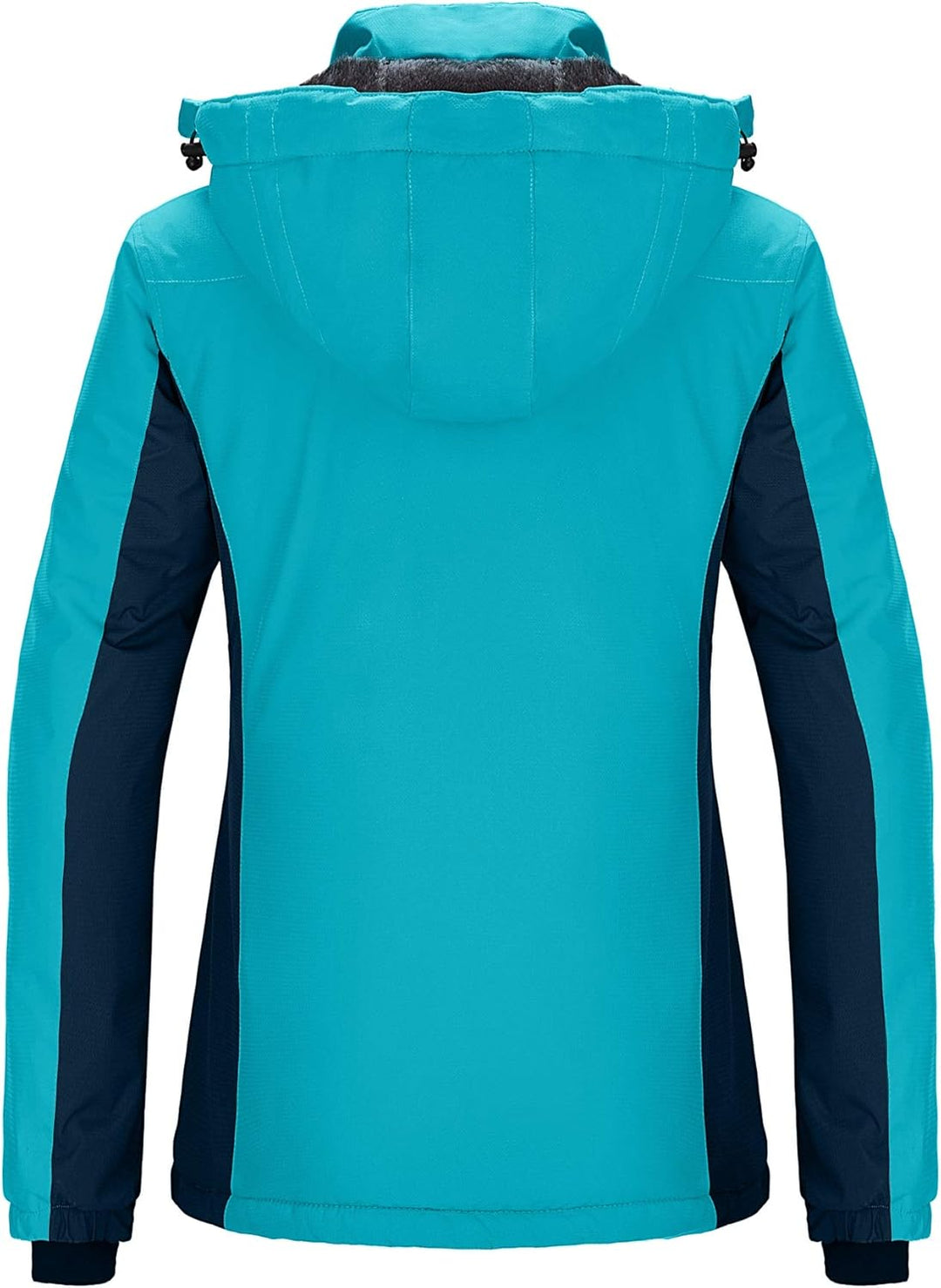 Wantdo Damen Winter Skijacke Warm Fleece Mantel Berg Snowboardjacke Outdoor Kapuzen Windbreaker Jack
