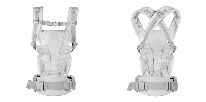 Ergobaby Omni Dream Babytrage für Neugeborene ab Geburt bis 20,4kg, 4 Positionen SoftTouch Cotton Er