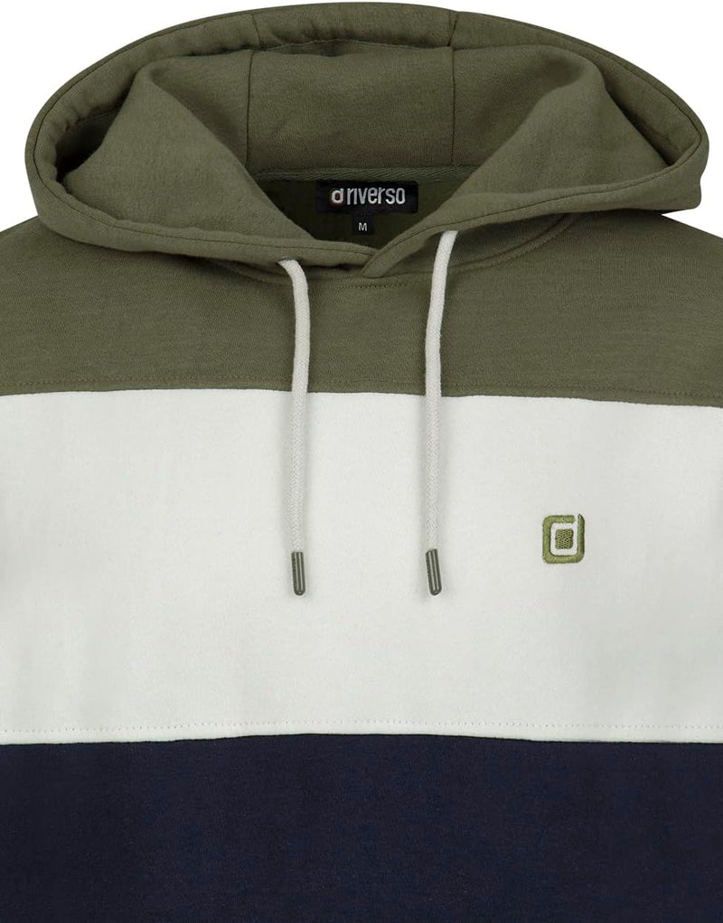 riverso Herren Kapuzenpullover RIVRemo Hoodie Sweatshirt Pullover Kapuze Kängurutaschen Regular Fit