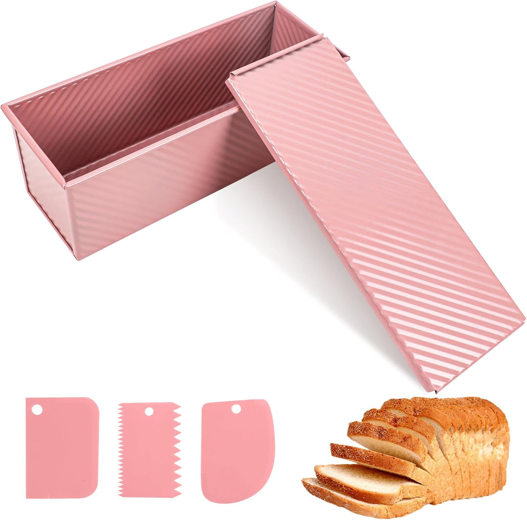 Pullman-Kastenform mit Deckel, 33 cm, perfekt zum Backen von professionellem Sandwichbrot, antihaftb
