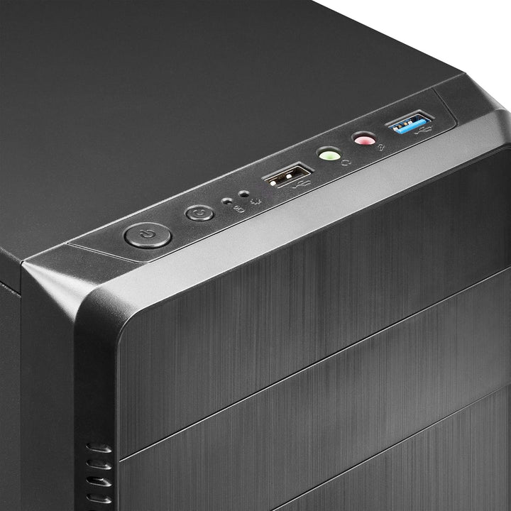 Unbekannt Anima ACM500 Micro ATX PC-Box mit 500 W PC-Quelle, kompakt, USB 3.0, Aluminium
