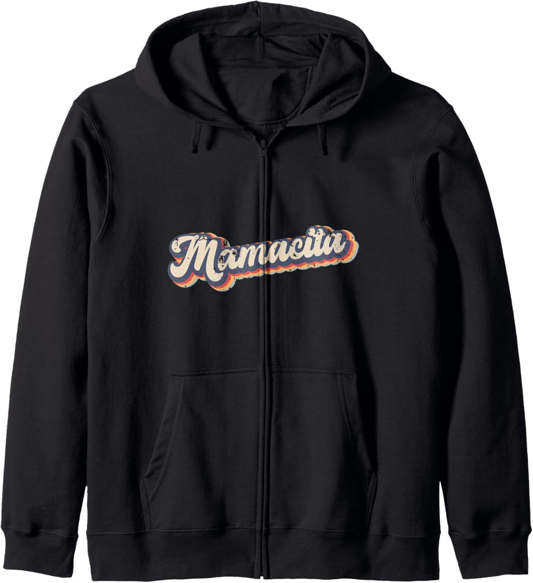 Mamacita Vintage Rainbow Kapuzenjacke