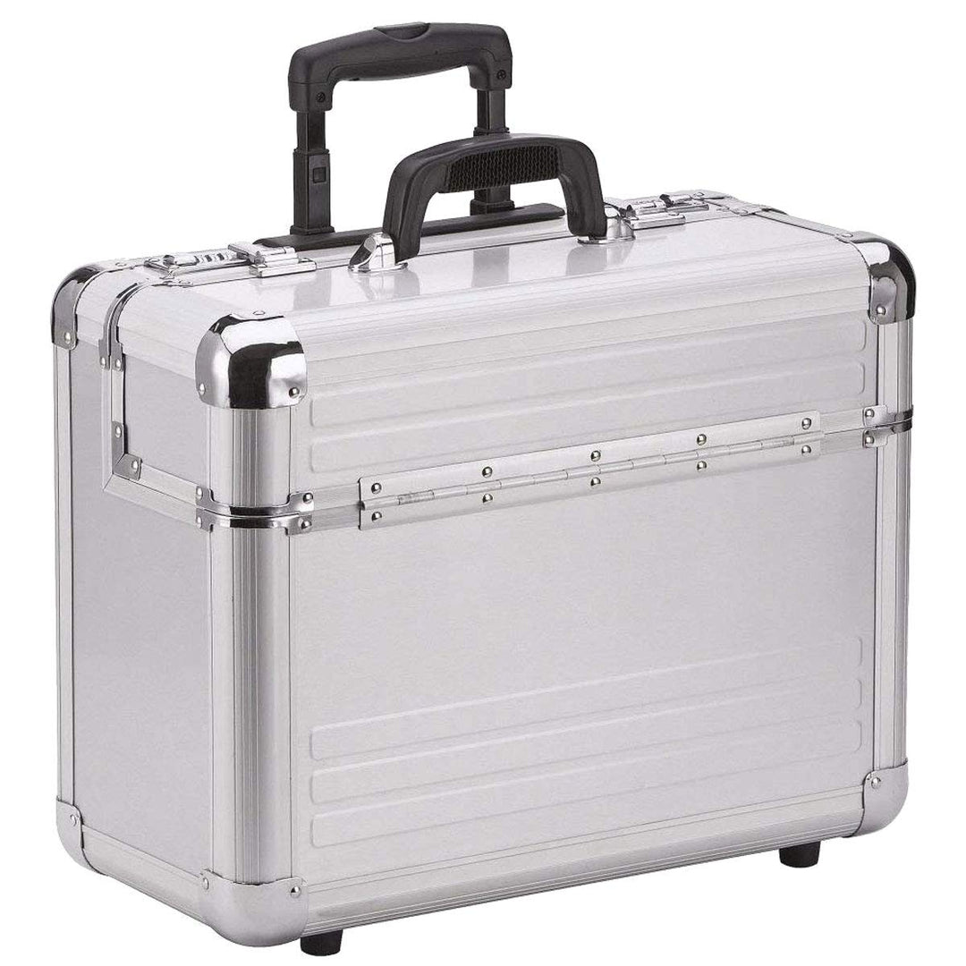 Bowatex Alukoffer Alu Trolley Aktenkoffer Pilotenkoffer Aluminiumkoffer 48 cm