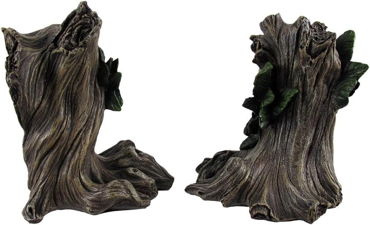 Green Man Baummann Greenman Deko Buchstützen Statue Figur Baum Man