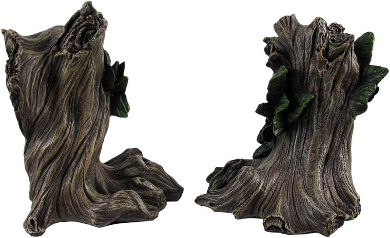 Green Man Baummann Greenman Deko Buchstützen Statue Figur Baum Man