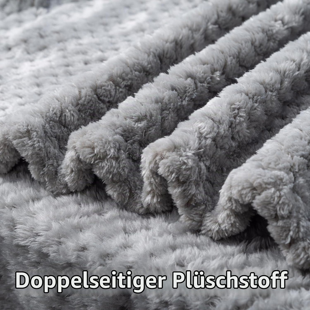 SLSON 2 Decken Hundedecken Katzendecken,Weiche Doppelseitige Haustierdecken für Sofas, Stühle,Autos,