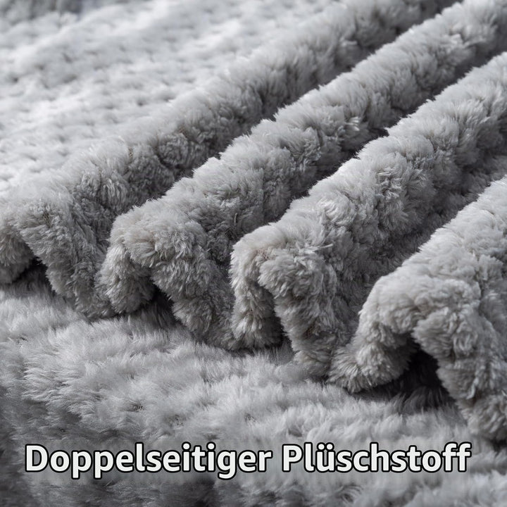 SLSON 2 Decken Hundedecken Katzendecken,Weiche Doppelseitige Haustierdecken für Sofas, Stühle,Autos,