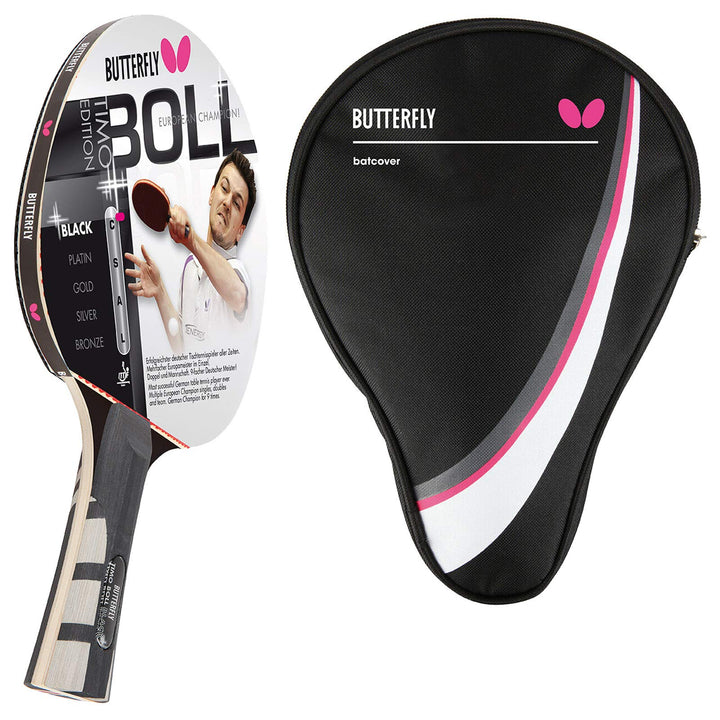 Butterfly® Timo Boll Black 85030 Tischtennisschläger | Tischtennis Racket Bat Profi Wettkampfschläge