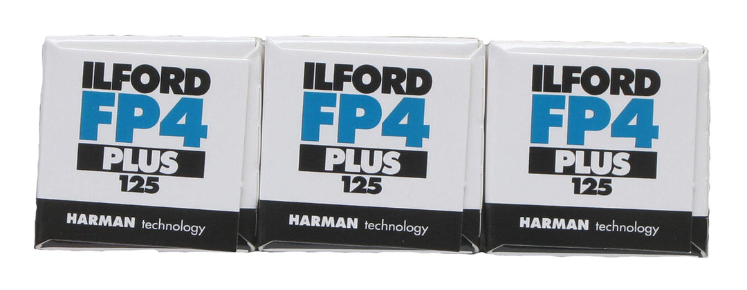Ilford Black and White FP4+ 120 Roll Film - 3 Pack