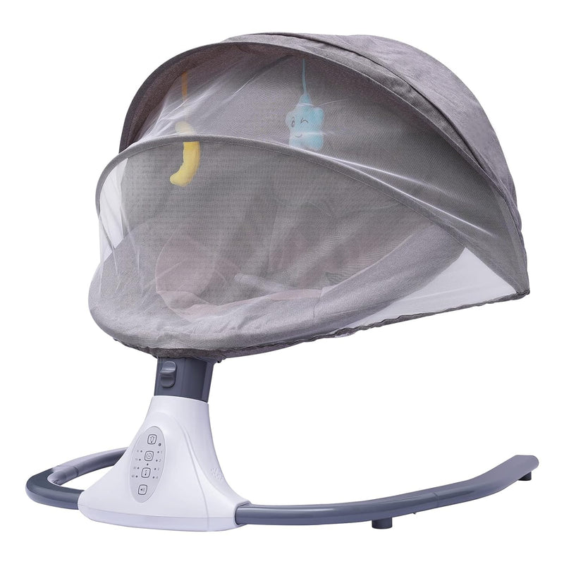 Elektrische Babywippe, Baby Bouncer, Schaukelwippe, Babyschaukel- Schaukel Baby Indoor,Timing-Funkti